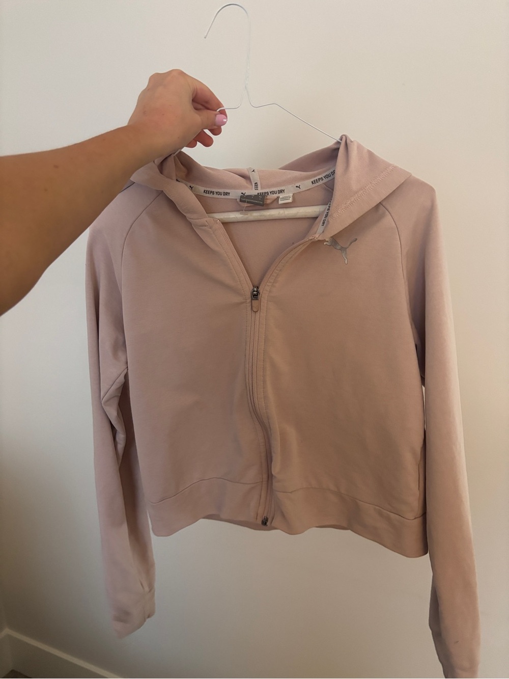 Puma Women's Dusty Rose Zip-Up Hoodie